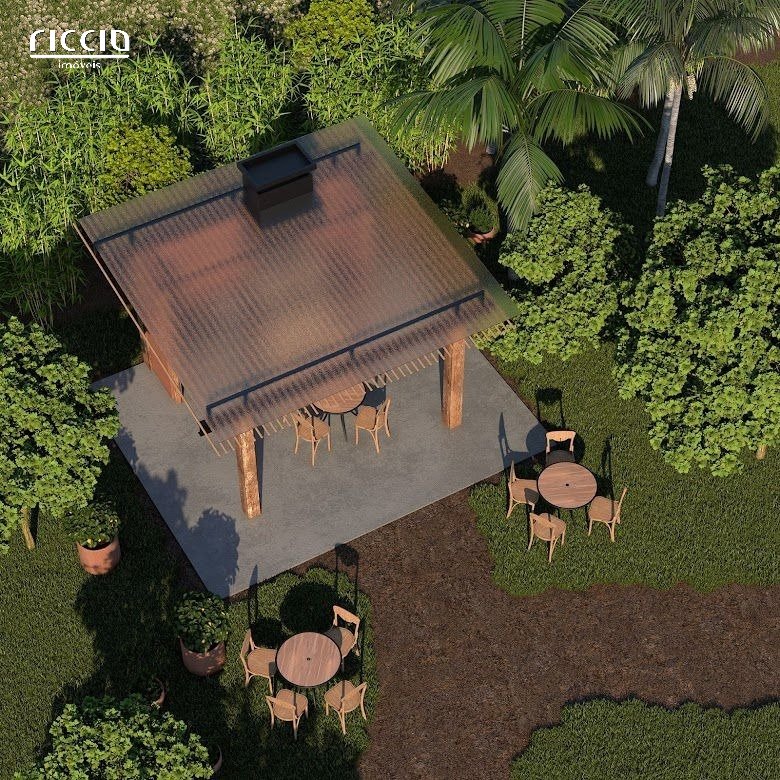 Terreno à venda no Recanto da Baronesa em SJC com 832,17 m2 de terreno Quadra I - Meio de Quadra