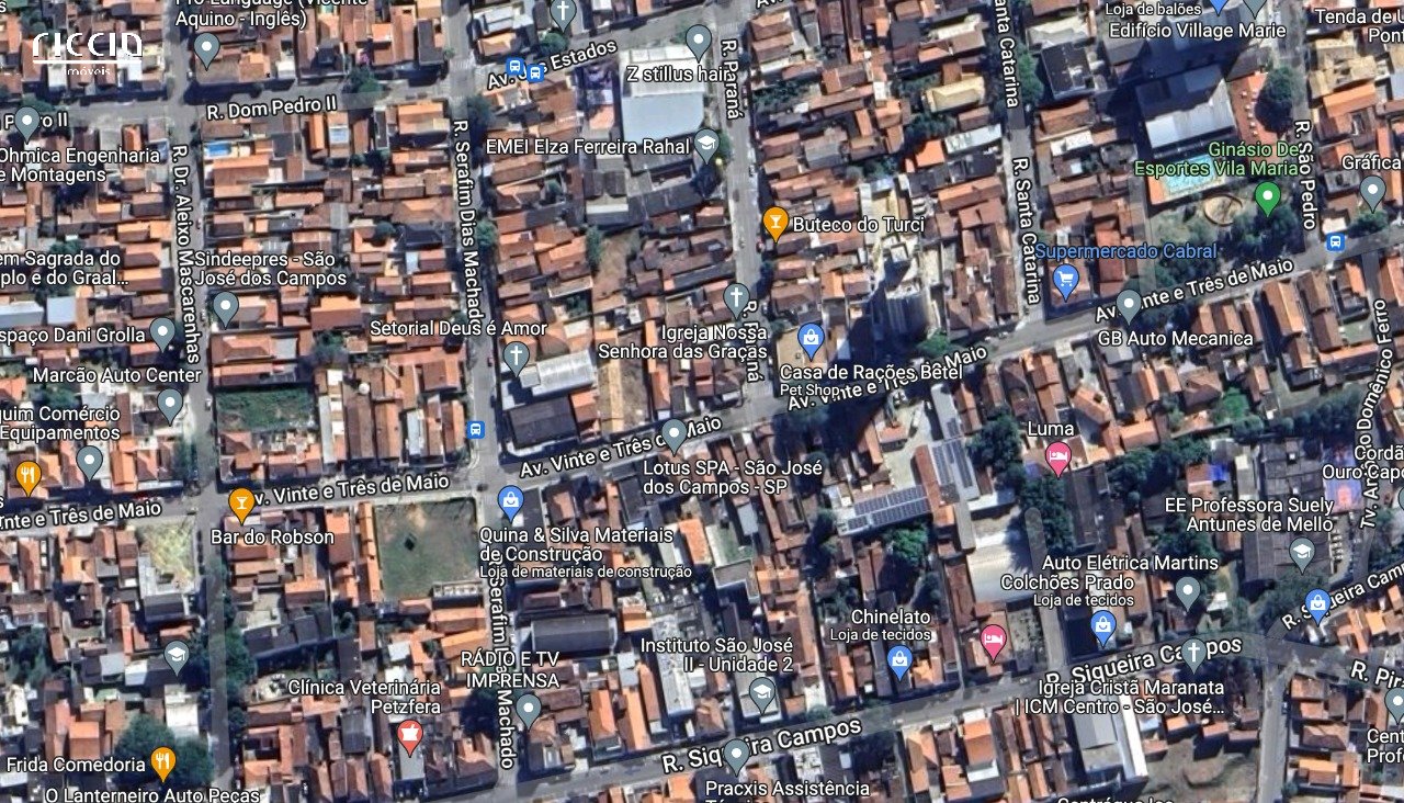 Terreno Residencial (Área) de 1.651 m² à venda no Centro, São José dos Campos - .