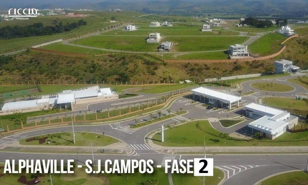 Terreno à venda 510 m²  Quadra F2 - Próximo da Praça - Cond. ALPHAVILLE 2, Leve Declive - Urbanova - São José dos Campos/SP