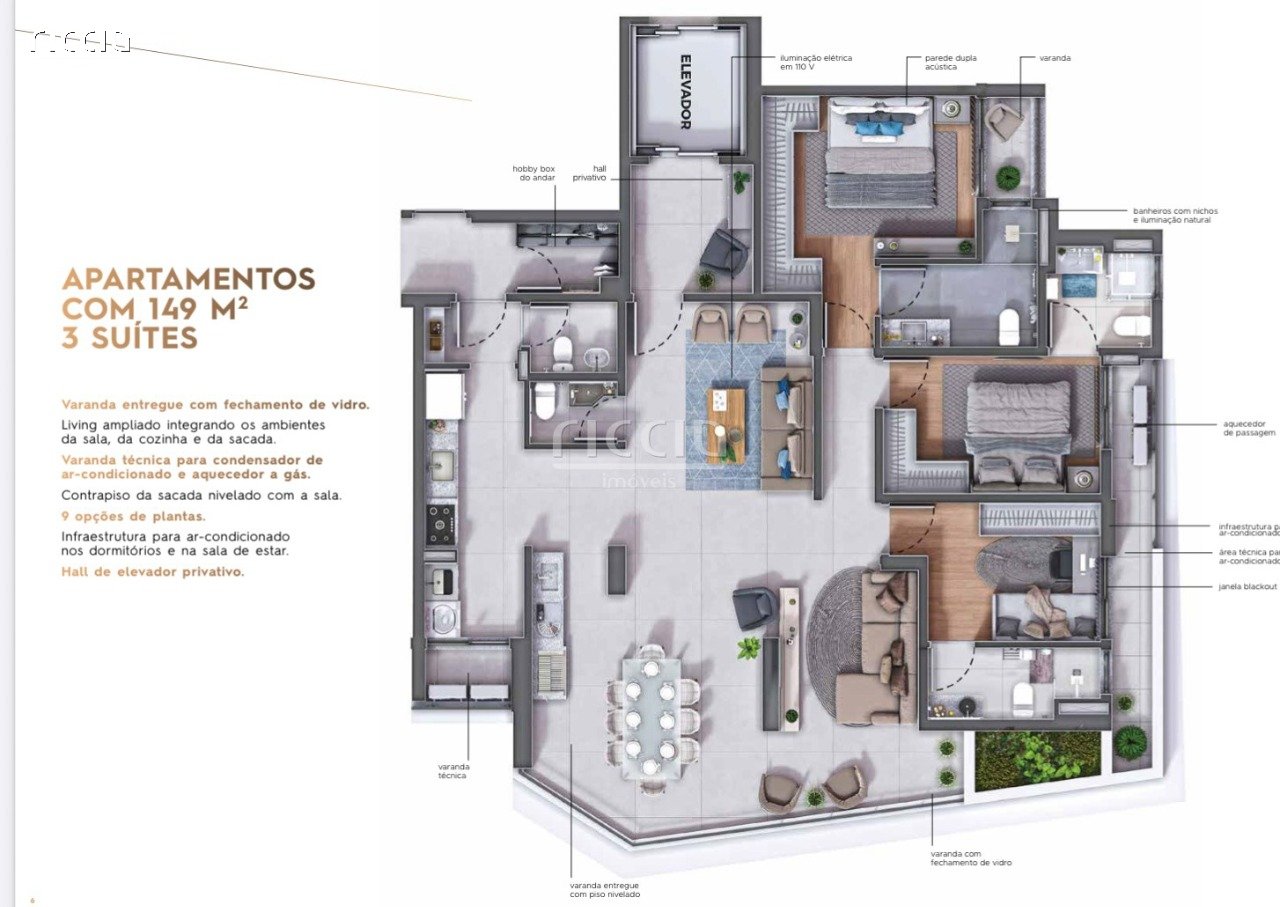 Apartamento à venda no Jardim Aquarius — imagem 15 de 73