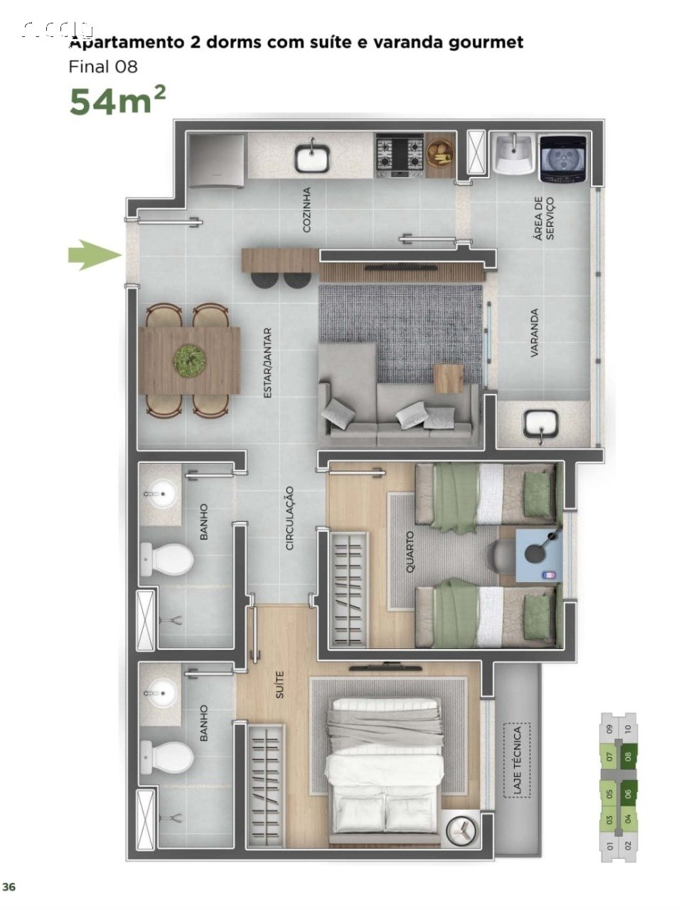Apartamento à venda no Jardim das Indústrias — imagem 4 de 6