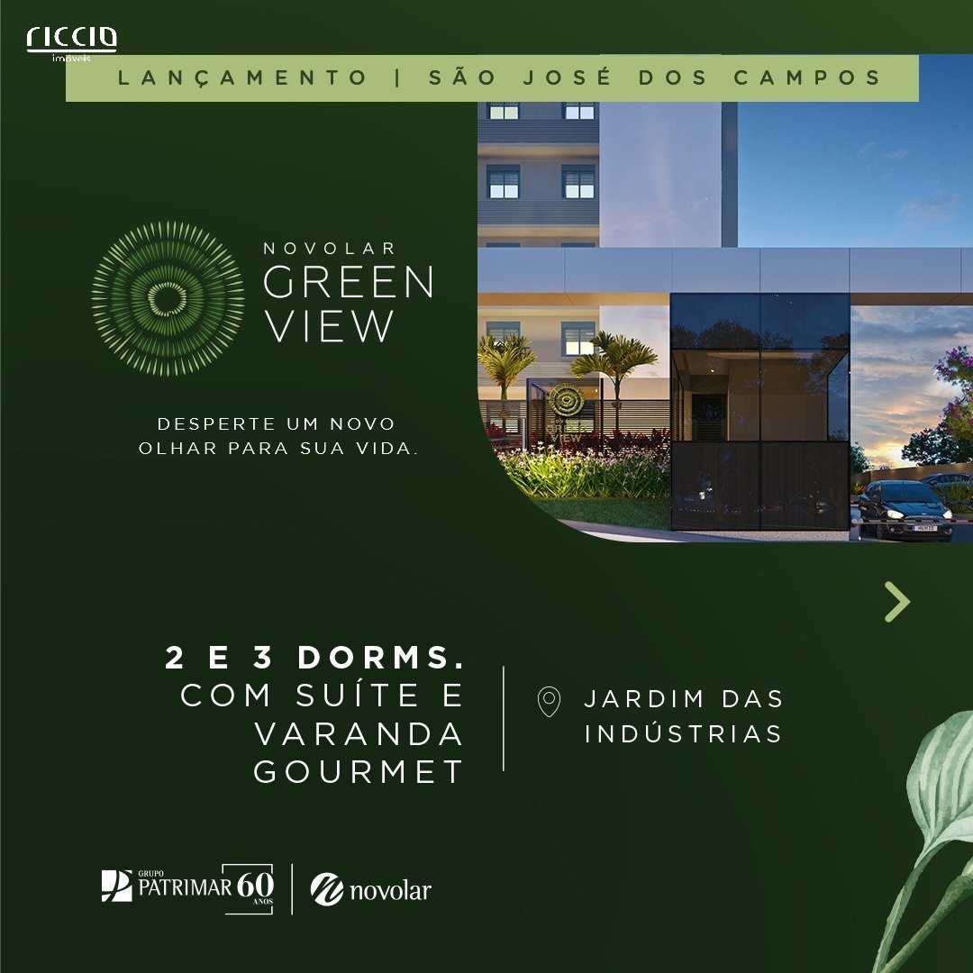 Apartamento à venda no Jardim das Indústrias — ambiente interno