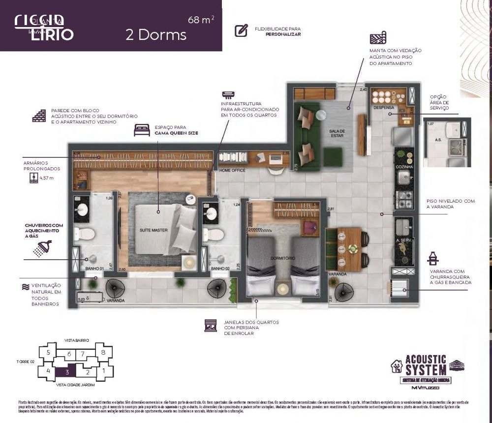 Apartamento à venda no Floradas de São José — imagem 5 de 34