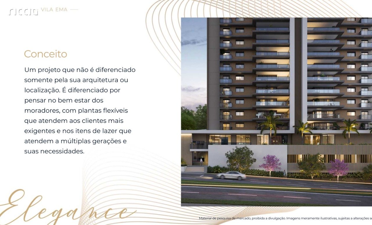 Lançamento - Apartamento de 4 Dorms ou 3 Suítes com 188 m² 3 Vagas no Vila Ema - Com Entrada A partir de R$ 146 mil