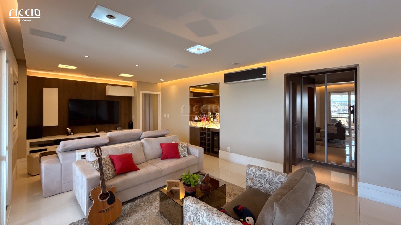 Apartamento Aquarius Resort | Jardim Aquarius | 194 m² | Andar Alto | 3 Suítes | Sol da Manhã
