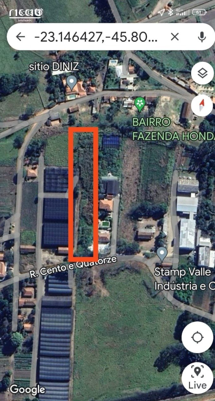 Terreno com 6050 m2 para contrução de galpões industriais