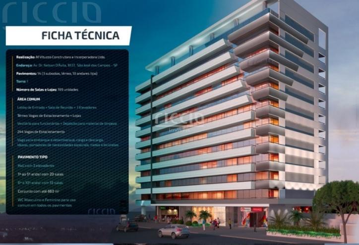 Sala / Conjunto à venda no Jardim São Dimas — detalhe do imóvel