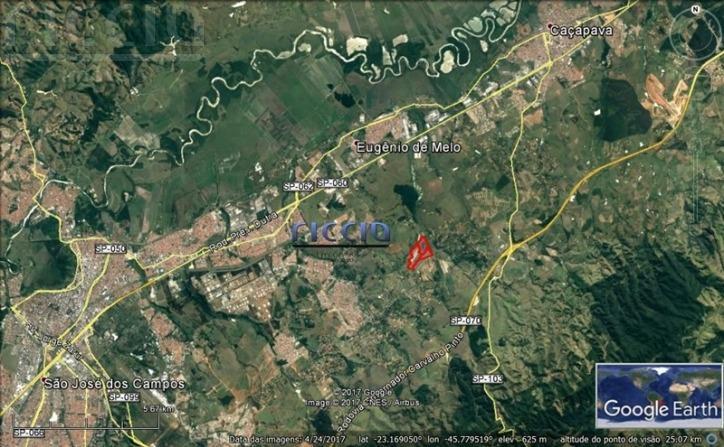 Terreno à venda no Eugênio de Mello — detalhe do imóvel