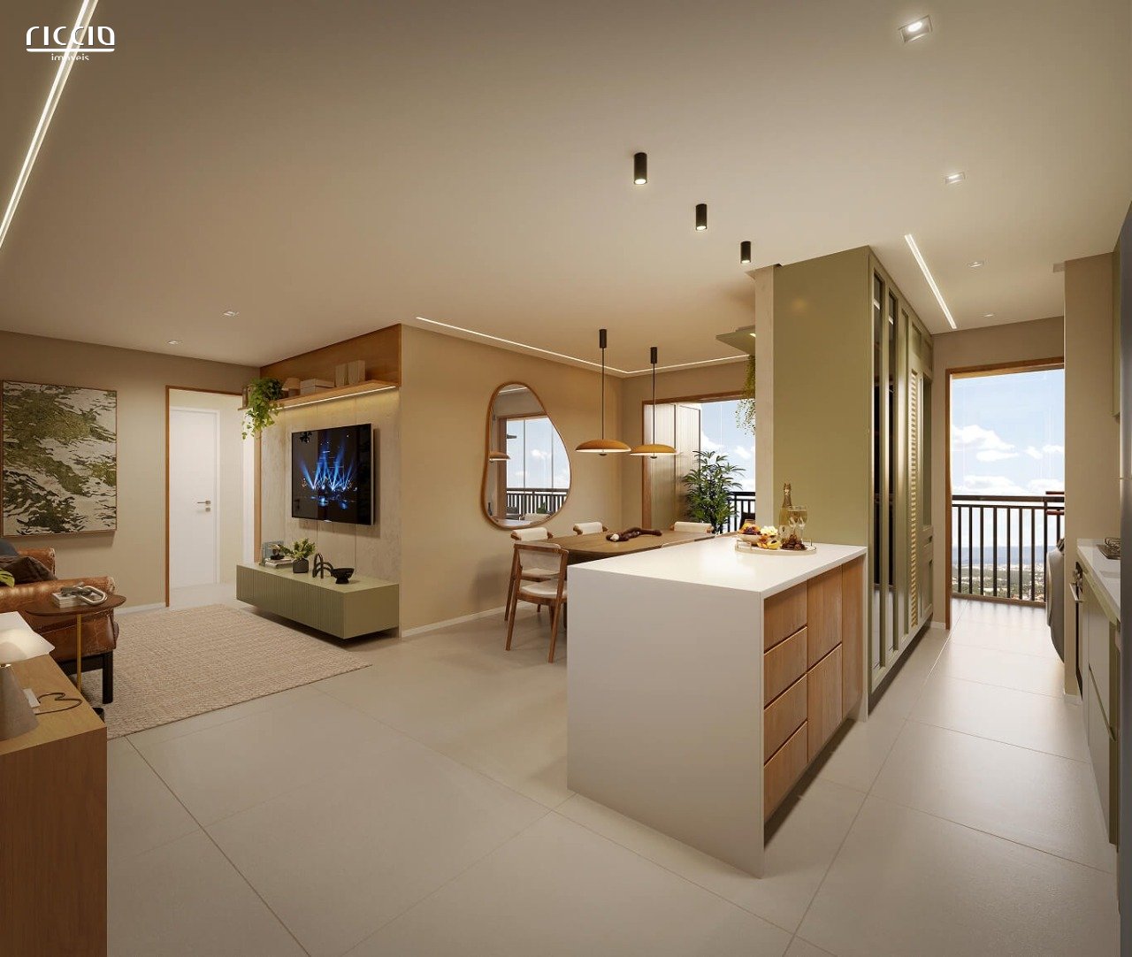 Apartamento à venda no Jardim Sul — ambiente interno