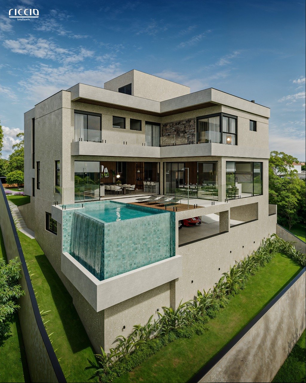 Alphaville 2 - Sobrado à venda na Planta - 4 Suítes - 6 Vagas, 600 m² Constr. sem vizinhos de fundos e Lateral
