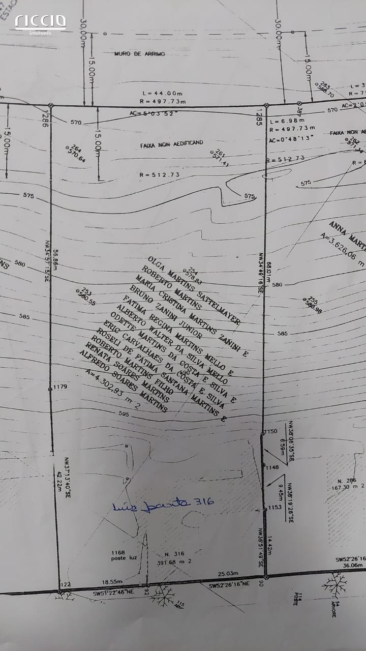 Terreno à venda no Centro — detalhe do imóvel