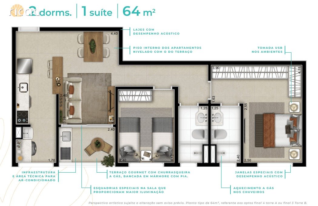 Apartamento à venda no Jardim Bela Vista — detalhe do imóvel