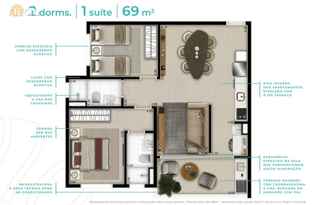 Apartamento à venda no Jardim Bela Vista — detalhe do imóvel
