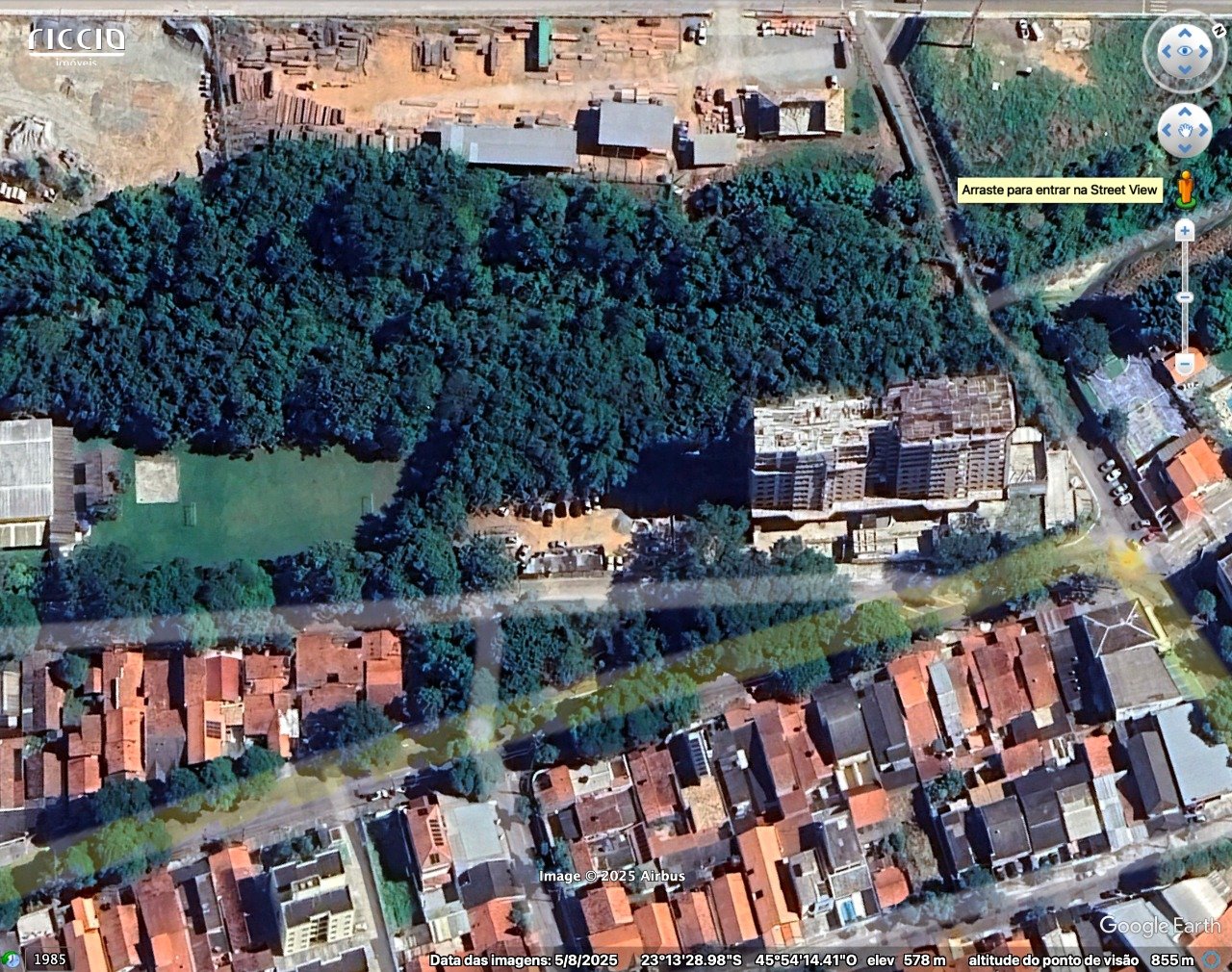 Área Residencial para prédio na rua Santarém no Parque Industrial - Com 1.906 m2 em localização estratégica com fácil acesso ao anel viário!