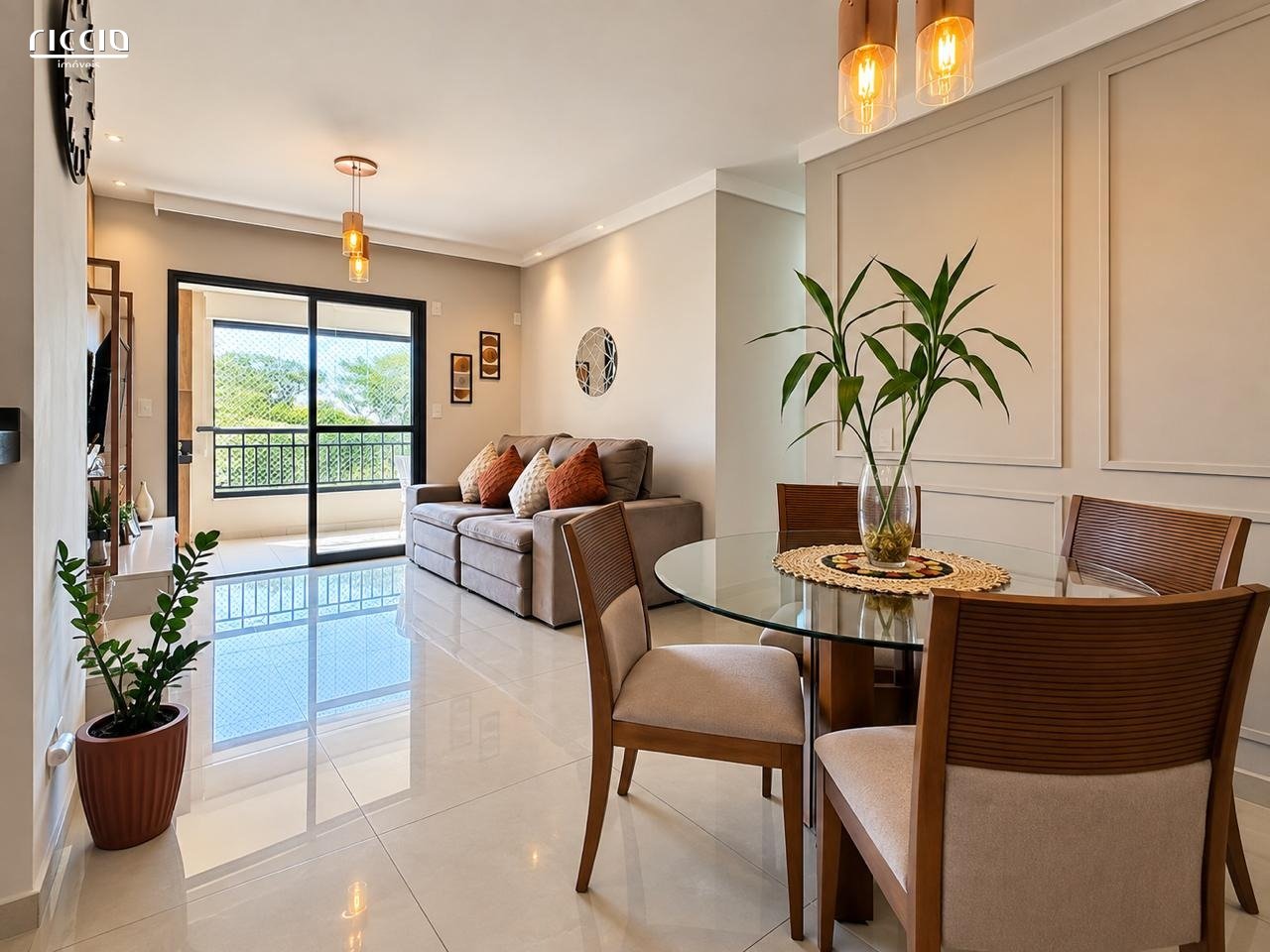 Apartamento no Edifício Terrasse Premier Bosque dos Eucaliptos com 3 dormitórios (1suite) - 1 vagas cobertas