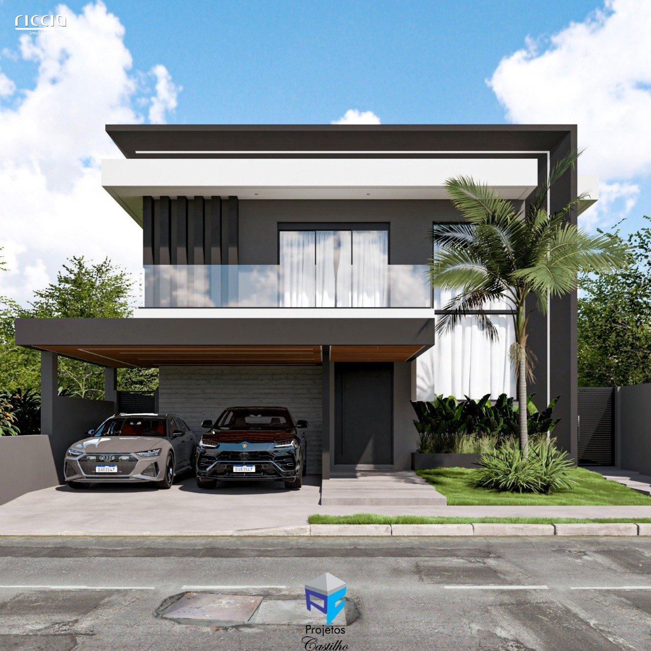 Casa - Reserva Ruda - Loteamento Floresta, AT 260m² - AC 280m²- 3 Suítes + Office, 2 Vagas