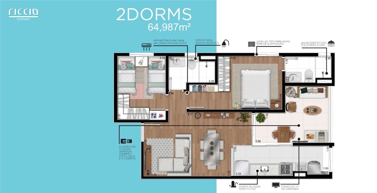 Apartamento à venda no Jardim Satélite — detalhe do imóvel