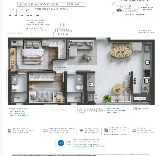 Apartamento à venda no Jardim das Colinas — imagem 6 de 6