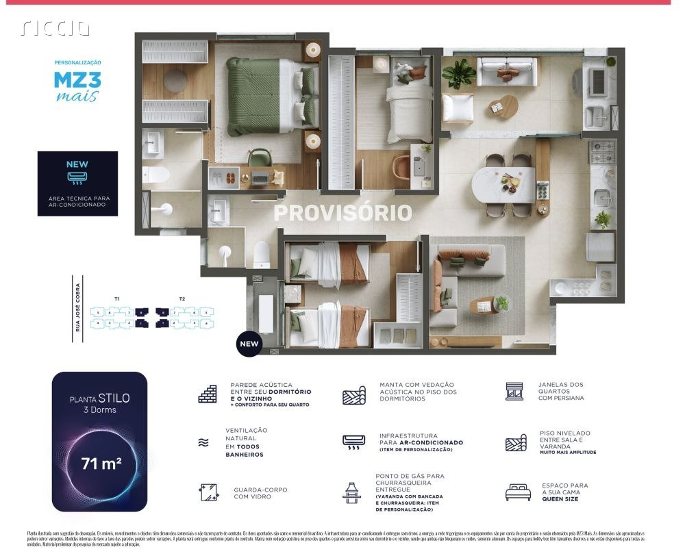 Apartamento à venda no Parque Industrial — detalhe do imóvel