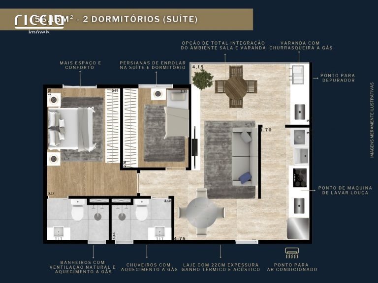 Apartamento à venda no Jardim das Colinas — imagem 8 de 10