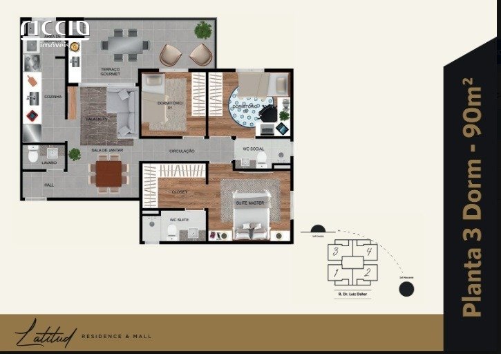 Edificio Latitud Residence & Mall — imagem 17 de 18