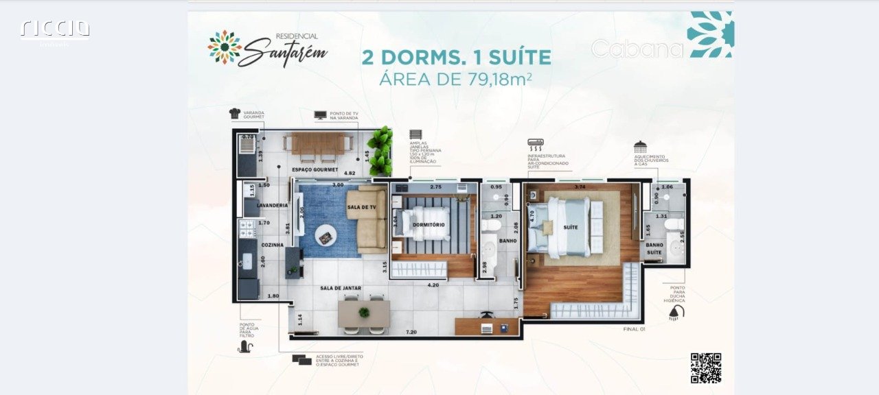 Apartamento à venda no Parque Industrial — detalhe do imóvel