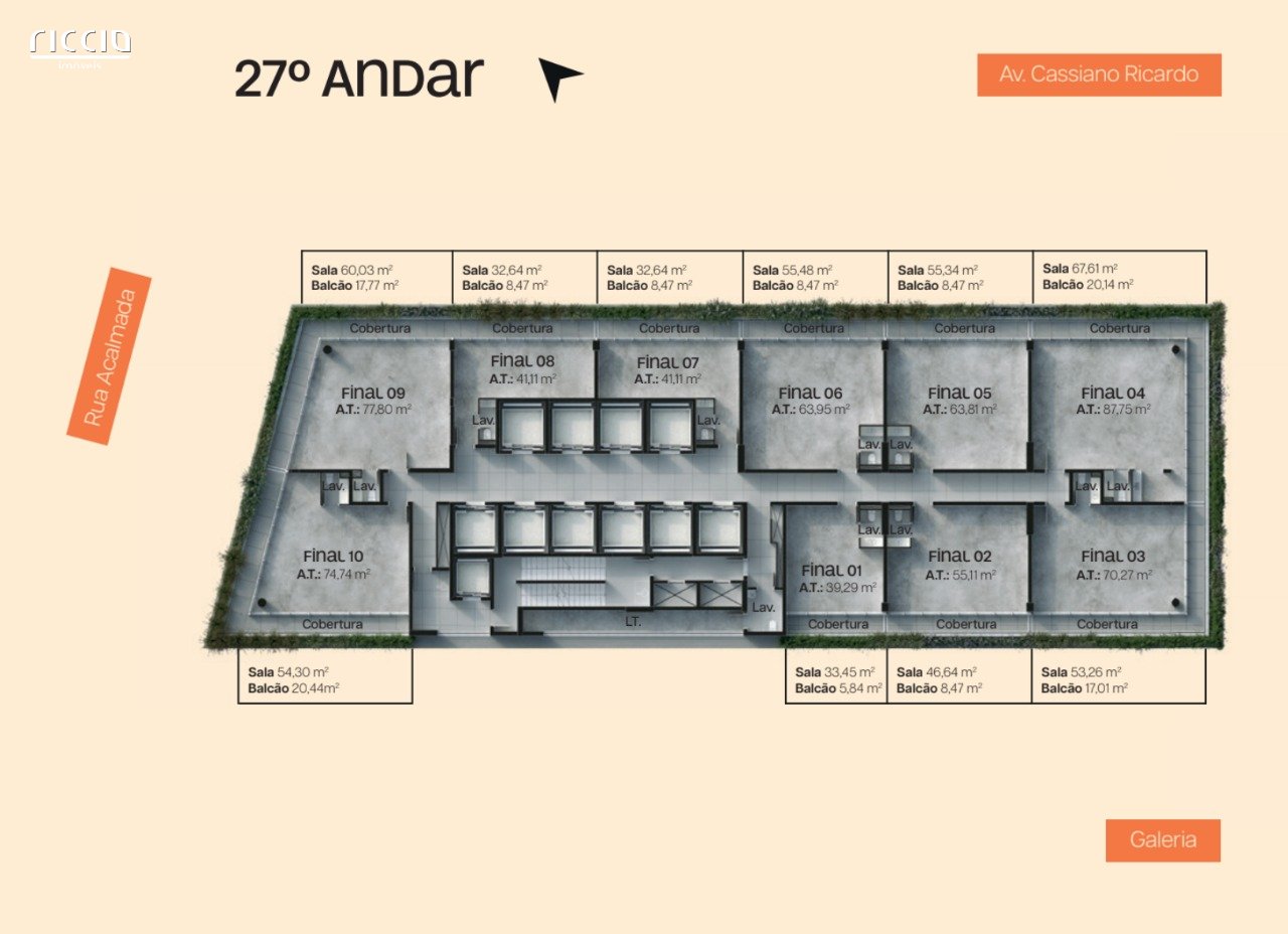 Sala / Conjunto à venda no Jardim Aquarius — imagem 8 de 10