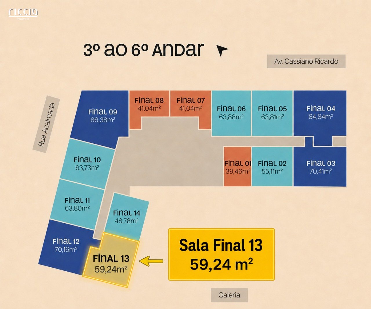 Sala / Conjunto à venda no Jardim Aquarius — imagem 5 de 10