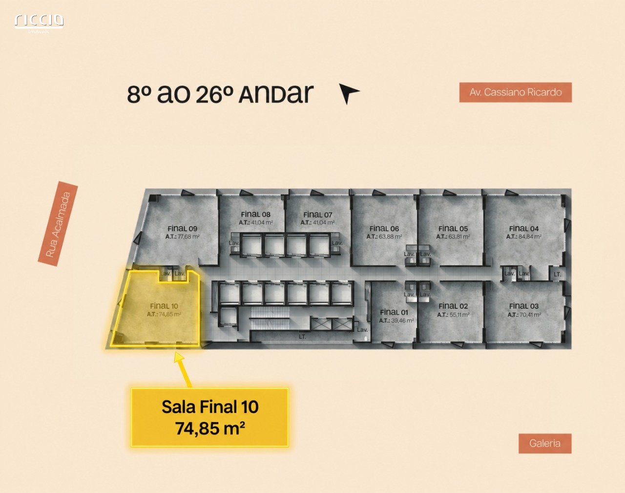 Sala / Conjunto à venda no Jardim Aquarius — imagem 6 de 11