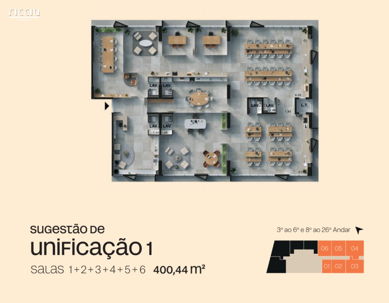 Sala / Conjunto à venda no Parque Residencial Aquarius — imagem 5 de 12