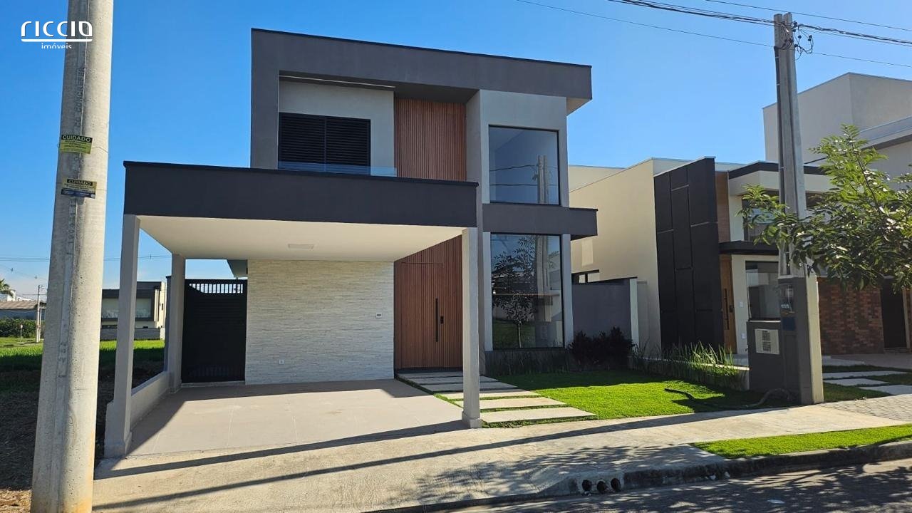 Sobrado Novo de Alto Padrão à Venda no Condomínio Vereda dos Campos - 211m², 4 Dormitórios e Área Gourmet