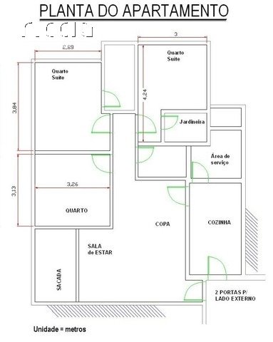 Edifício Cerejeiras — detalhe do imóvel