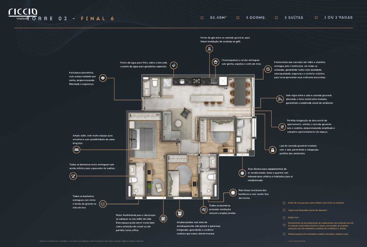 Apartamento à venda no Jardim Aquarius — imagem 5 de 5