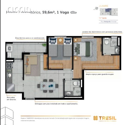 Edifício Antonio Carlos — ambiente interno